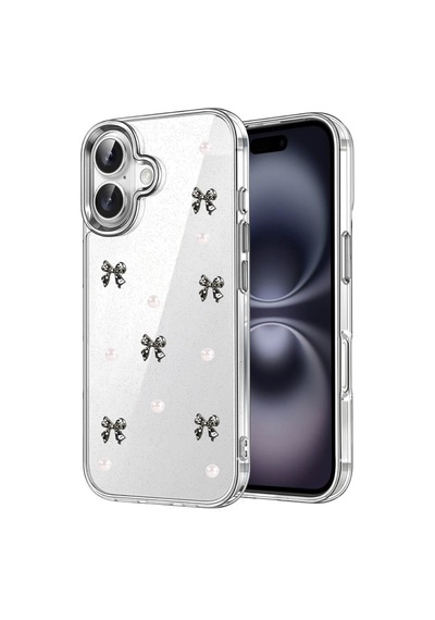 Apple iPhone Uyumlu   17 Fiyonk Desenli Kapak - Desen 8