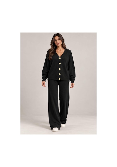 Velora Grup Triko 2'li Takım Oversize Siyah - 938221605 Siyah