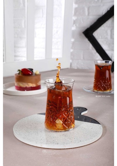 Pembiş Dükkan Timeless Çay Bardak 12 Adet 42891 Şeffaf