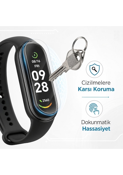 Xiaomi Smart Band 10 Ekran Koruyucu Şeffaf Tpu 2'li Set