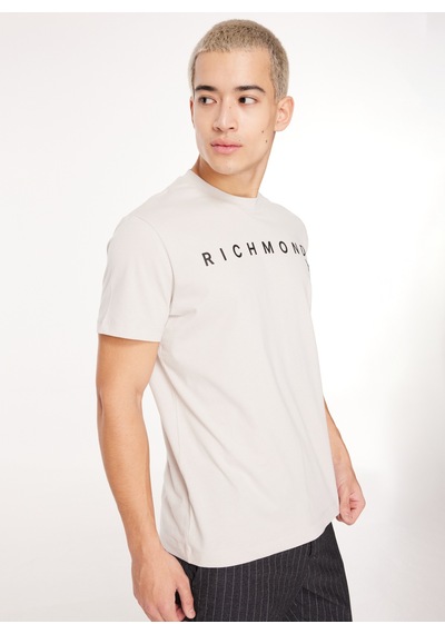 John Richmond Bisiklet Yaka Mavi Erkek T-shirt Uma23082ts