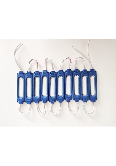Replax Parmak Cob Led Mavi 24 Volt Su Geçirmez 10,lu 3m 0409975