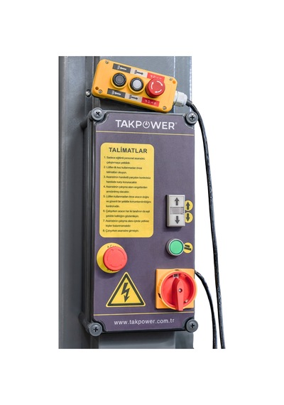 Takpower 4 Ton İki Sütunlu Üstten Bağlantılı Tam Otomatik Araç Kaldırma Lifti