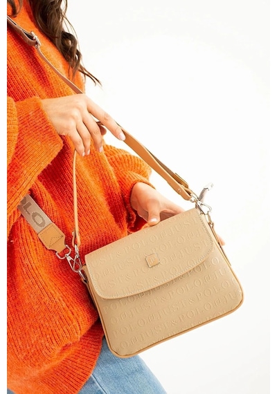 Just Polo Kum 2 Bölmeli Omuz Çantası Monogram 2197mh 27548815