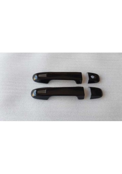 Toyota Uyumlu C-Hr 2016-2019 Kapı Kolu Kaplama Pıano Black Smart Key