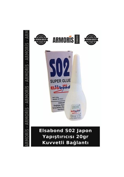 Elsabond S02 Japon Yapıştırıcısı 20gr Kuvvetli Bağlantı