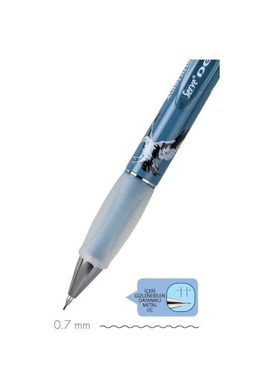 Serve Deep Versatil Kalem Harry Potter Ravenclaw 0.7 Mm Ergonomik Mekanik Uçlu Kalem Karışık/çok Renkli