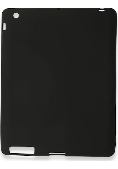 Lvsqvr Newface Apple Uyumlu iPad 4 9.7 Kılıf Evo Tablet Silikon - Siyah