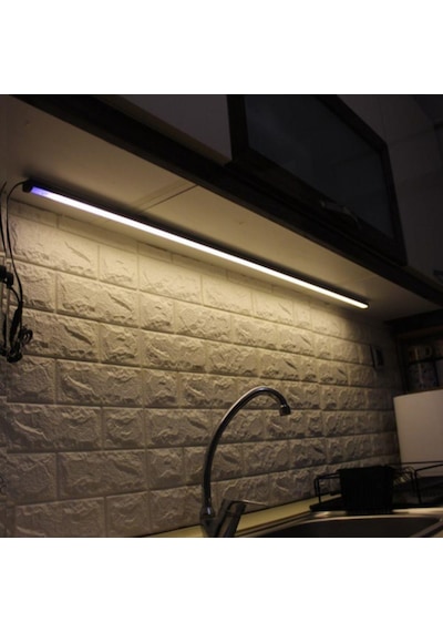Dokunmatik 120cm Gün Işık Tak Çalıştır Led Mutfak, Dolap, Tezgah Altı, Duvar Dekoratif Gece Lambası Gün Işığı