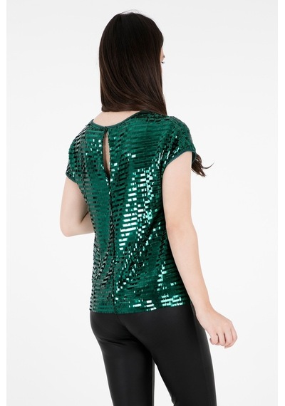 Armani Exchange Bayan Bluz 6Zyh16 Ynfnz 1833-Yeşil Armani Exchange Bayan Bluz 6Zyh16 Ynfnz 1833-Yeşil