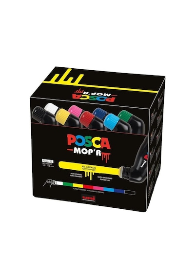 Uni Posca 3.0-19.0 Su Bazlı Mop Markörü 8 Li Set Pcm-22c