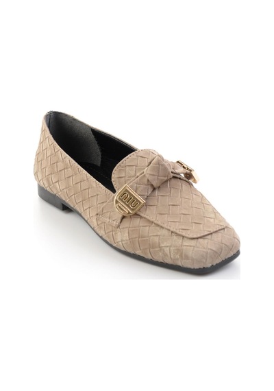 Bambi Vizon Kadın Loafer Ayakkabı K01641022471 Vizon