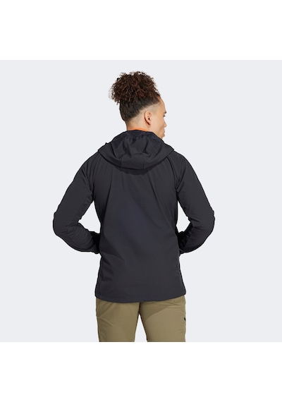 Adidas Terrex Xperior Erkek Siyah Koşu Ceket - Iw9443