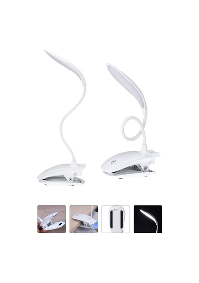 Thentech Masaüstü Led Işık Okuma Işığı Çalışma Işığı Loş Aydınlatmalı Led Işık Siyah