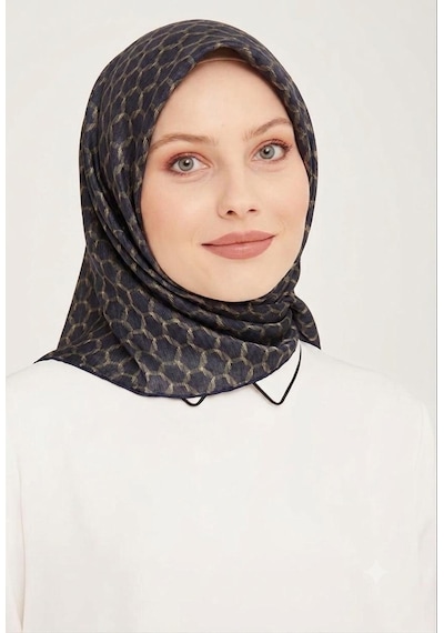Aker Sura İpek Eşarp - 2026 İlkbahar-yaz -a9117701m Lacivert