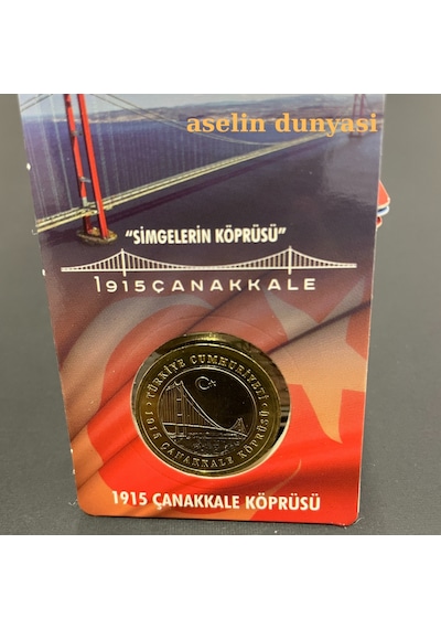 Resmi Darphane 1915 Çanakkale Köprüsü 1 Hatıra Para Ve Kiti