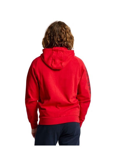 Slam Slam Logo Fz Hoodie Erkek Kırmızı Sweatshirt W07 Kırmızı