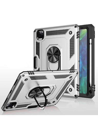 Mobilteam Apple Uyumlu iPad Pro 11 2022 M2. Nesil Tablet Vega Kapak-siyah Tablet Kılıfı