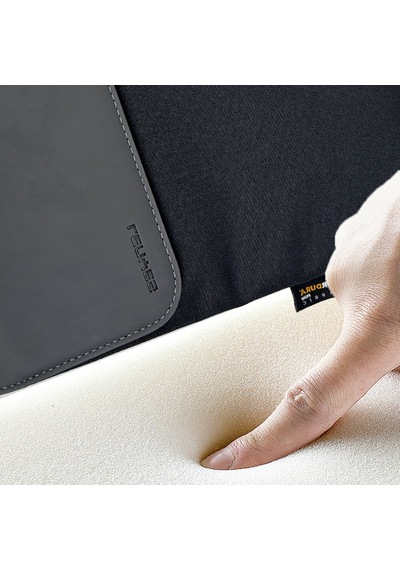 Lenyes Lb503 Darbe Emici Su Geçirmez Pu Cordura Kumaş 13-14 İnç Laptop Çantası Siyah Siyah