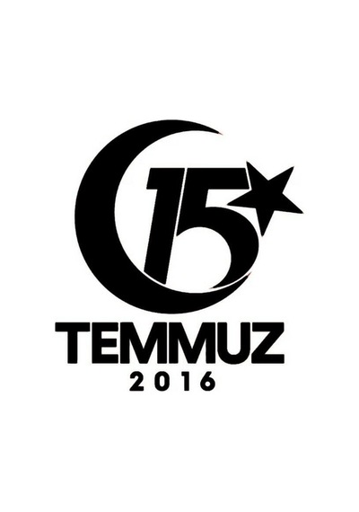 On Beş Temmuz Oto Cam Sticker 18 20 Cm