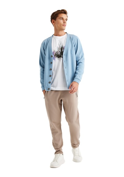 Blackspade Erkek Hırka 40597 - Mavi