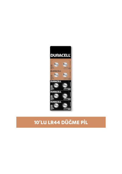 Duracell Özel LR44 Alkalin Düğme Pil 10'lu Paket