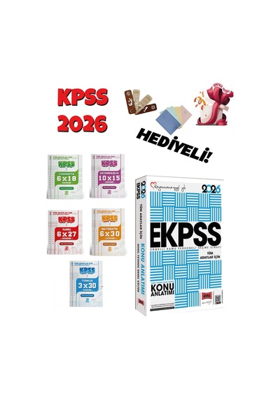 2026 Ekpss Konu Anlatımı Ve Deneme Seti 6 Kitap Bigelio Ve Yargı