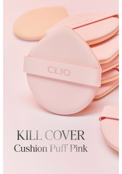 Damla Şekilli, Detaylı Uygulama Sunan Sünger Puf Clıo Kill Cover Cushion Puff Pink 3adet