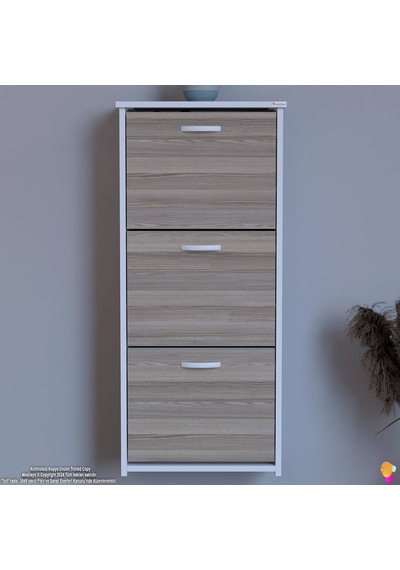 Modilayn West Asma Antre 52 X116x 26 Cm Lik 3 Düşer Kapak 6 Göz Bölmeli Ayakkabılık Cordoba - Beyaz Modilayn West Asma Antre 52 X116x 26 Cm Lik 3 Düşer Kapak 6 Göz Bölmeli Ayakkabılık Cordoba - Beyaz