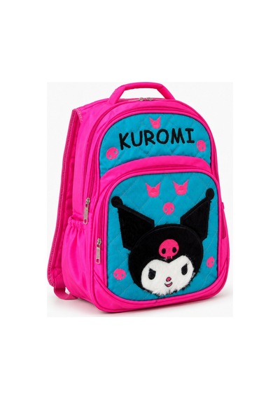 Lilymoon Kız Çocuk Kuromi Peluş Kapitone Sırt Çantası Fuşya