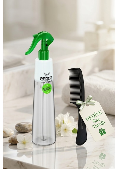 Redist Keratinli Fön Suyu 400 Ml + Isıya Karşı Koruma & Kolay Şekil Tarak