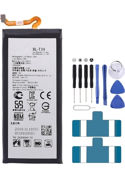 Cbtx Lg G7 Thinq Li-polimer Pil Uyumlu 3000mah Bl-t39