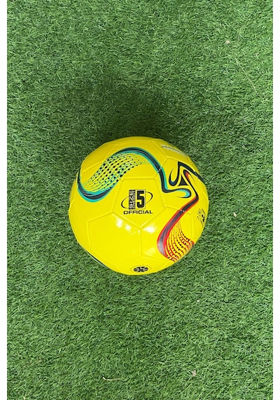 Futbol Topu Sert Zemin Halı Saha 5 Numara Sarı