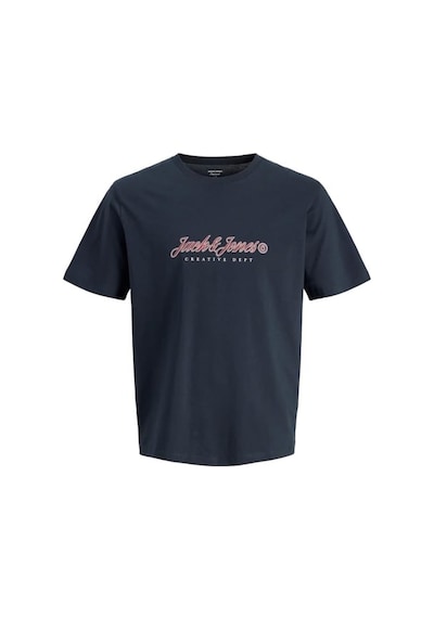 Jack & Jones Jack&jones Jormontauk Type Front Tee Cn Erkek T-shirt 12290887 Lacivert