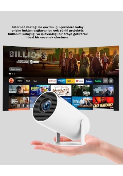 3d Oyun Destekli Kablosuz Ev Sinema Projeksiyon Cihazı 75548716
