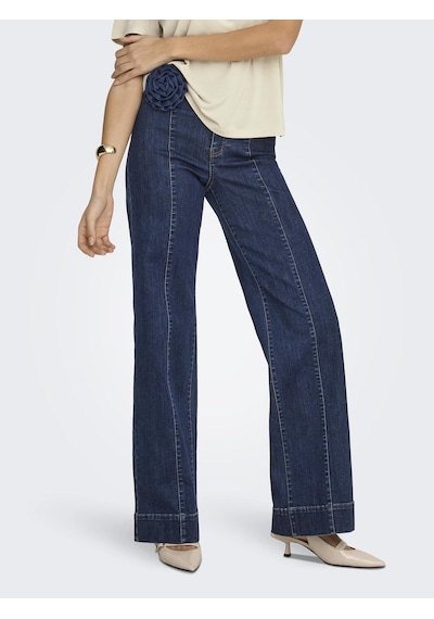 Only Onlmadison Hw Wide Rose Belt Kadın Jean Pantolon 15361153 İndigo
