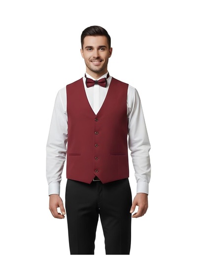 Formteks Garson Yelek Bordo