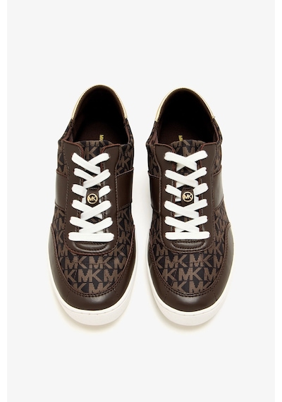 Kadın Kaycee Lace Up Monogram Desenli Sneakers - Kahverengi 4221816