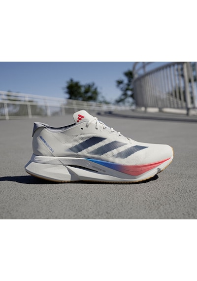 Adidas Adizero Boston 12 M Erkek Koşu Ayakkabısı Jı4476 Beyaz Renkli