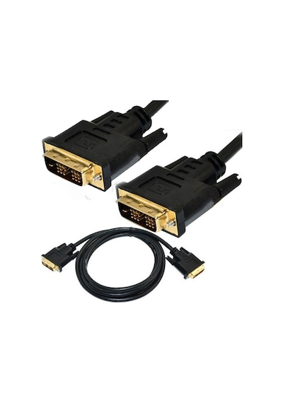 Dvi To Dvi 18+1 Kablo Ara Bağlantı Dvi-D 1.8M Monitör Tv Bağlama
