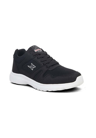 X-step 0-20 Hafif Ve Rahat Taban Unisex Spor Ayakkabı SİYAH-BEYAZ