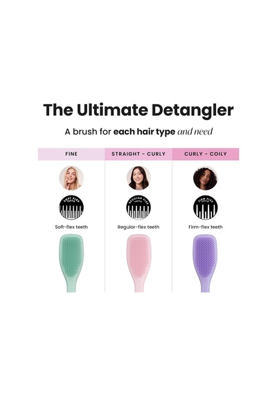 The Ultimate Detangler Fine & Fragile Dark Teal-hassas İnce Saç Fırçası-tarak