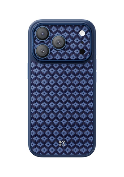 Apple Uyumlu   iPhone 17 Pro Max Benks Armorwarrior Armorgrid Serisi Kevlar Kamera Lens Koruyucu Mavi