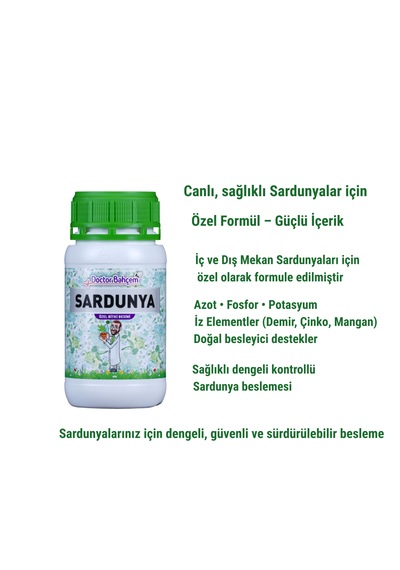 Doctor Bahçem Sardunya Gelişimi İçin Özel Sıvı Bitki Besini Ve Çiçek Gübresi 1 L