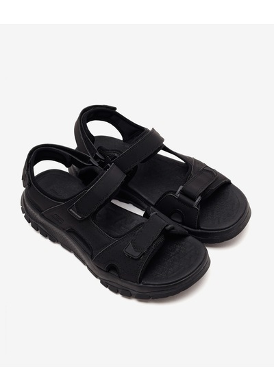 Skechers Wagner Erkek Siyah Sandalet 205724 Bbk Siyah