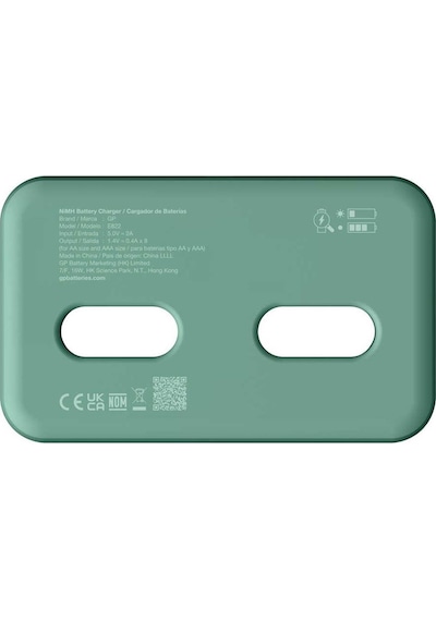 Gp Recyko E822 8'li Usb Kalem Pil Şarj Cihazı Aa Ve Aaa Uyumlu Akıllı Led Göstergeli Profesyonel Şarjlı Ünitesi
