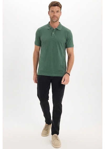 Tudors Erkek Slim Fit Dar Kesim Premium Seri %100 Pamuk Yumuşak Dokulu Merserize Yeşil Polo Yaka Tişört-50917 Tudors Erkek Slim Fit Dar Kesim Premium Seri %100 Pamuk Yumuşak Dokulu Merserize Yeşil Polo Yaka Tişört-50917