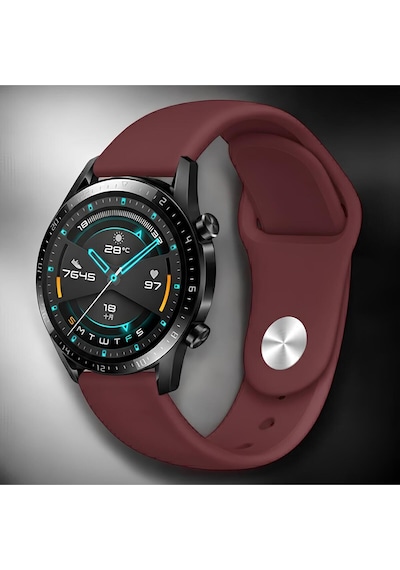 Mi Watch Color İçin Uyumlu 22mm Silikon Kordon