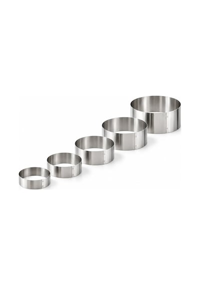 Fida Pasta Çemberi Yuvarlak Düz 0,8mm Yükseklik 10 Cm Paslanmaz Ø26 Cm Inox