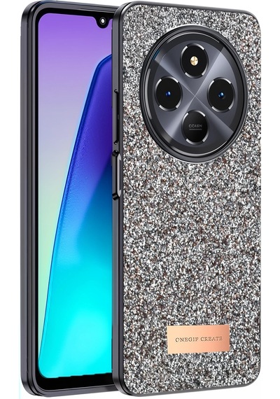 Mey İthalat Redmi 14c Bright Simli Kapak - Gold Altın